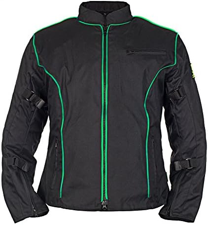 Kevlar &amp; CE Approved Armor Waterproof Motorcycle Racing Jacket. (Small)