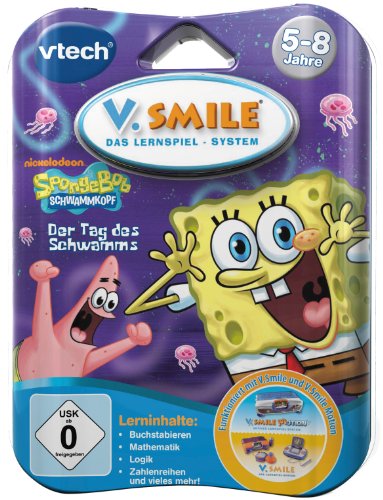 VTech 80-084644 - V.Smile Motion Lernspiel SpongeBob Schwammkopf