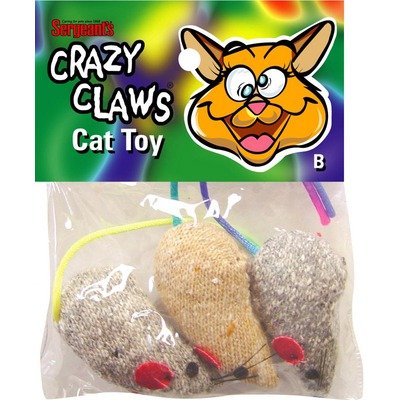 Detail image Crazy Claws Mice Catnip Toy