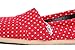 Toms Women's Classics Natural Polka Dot Linen Casual Shoe