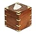 #1 Tissue Box Cover - Kleenex Square Facial Tissue Box Wood Tissue Box Cover - Tissue Holder / Tissue Paper Dispenser - Decorative Case for Standing Upright Tissues