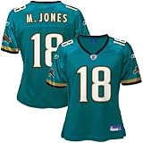 Jacksonville Jaguars Jerseys : Reebok NFL Equipment Jacksonville Jaguars #18 Matt Jones Teal Ladies Replica Football Jersey