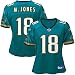 Jacksonville Jaguars Jerseys : Reebok NFL Equipment Jacksonville Jaguars #18 Matt Jones Teal Ladies Replica Football Jersey