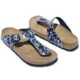 Birkenstock Gizeh Sea of Flowers Blue by Birkenstock