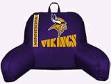 Minnesota Vikings Coordinating NFL Bedrest Pillow for the Locker Room or Sidelines Collection from