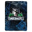Minnesota Timberwolves NBA Royal Plush Raschel Blanket (Fierce Series) (60"x80")