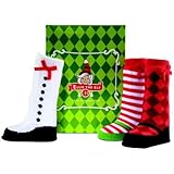 Elegant Baby Xmss Knee High Baby Girl Organic Socks - 3 Pk