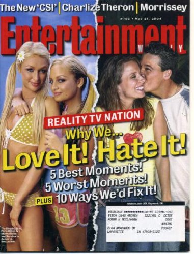 Entertainment Weekly May 21, 2004 Paris Hilton & Nicole Richie, Charlize Theron, Morrissey, CSI New York, Joss Whedon