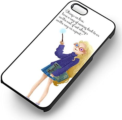 Elegant Luna Lovegood Quotes for iPhone 5 or iPhone 5S or iPhone 5SE Case (Black Rubber Case)