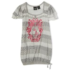 Baby Phat Girls 7-16 Printed Stripe Top