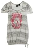Baby Phat Girls 7-16 Printed Stripe Top,Black,X-Large