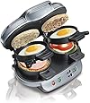 Hamilton Beach 25490 Dual Breakfast Sandwich Maker (Dual Makes 1 to 2 sandwiches)