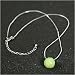 Tennis Ball Necklace with Silver Chain