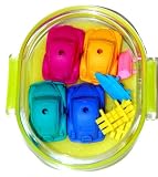 Iwako 7 Piece Beetle Car Boxed Japanese Eraser Set Large