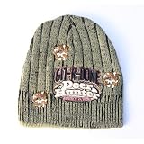 Urban Boundaries - Git-R-Done Deer Hunter Ribbed Knit Beanie in black and brown