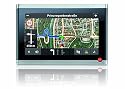 Falk Vision 700 Navigationssystem inkl. TMCpro (10,9 cm (4,3 Zoll) Display, Kartenmaterial Europa 43, Luftbilder, Sensitive Touch Display, Guided Tours) schwarz/chrom