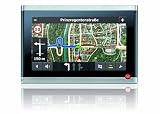 Falk Vision 700 Navigationssystem inkl. TMCpro (10,9 cm (4,3 Zoll) Display, Kartenmaterial Europa 43, Luftbilder, Sensitive Touch Display, Guided Tours) schwarz/chrom