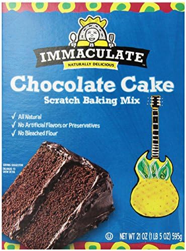 Immaculate Baking Mix, Chocolate Cake, 21.0 Ounce (Pack of 8)
