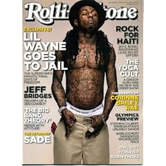 Rolling Stone February 18 2010 Lil Wayne on Cover, J.D. Salinger Tribute, Vancouver Winter Olympics Preview, Jeff Bridges/Crazy Heart, Dahn Yoga, Owl City, Rock for Haiti, Corinne Bailey Rae, Shutter Island, Sade's Return