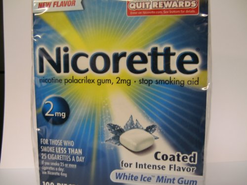 Nicorette 2mg White Ice Mint Gum