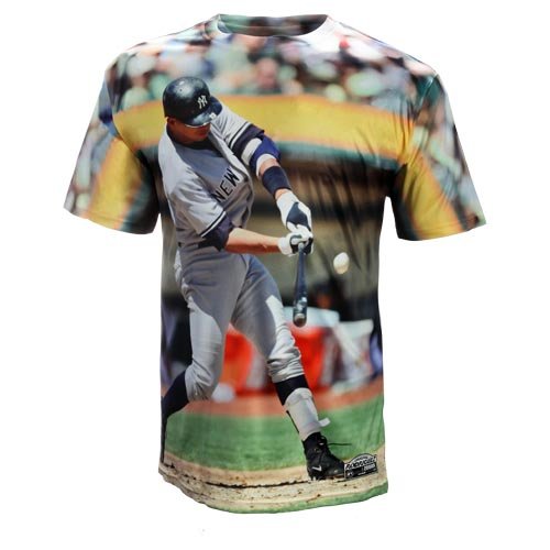 MLB Men's New York Yankees Alex Rodriguez Sublimated High Definition Photo Tee Shirt (Yankees, X-Large)