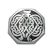 Sterling Silver Froggy World Celtic Pendant. Made in USA