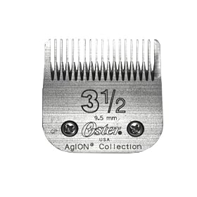 Oster Professional 76918-146 Replacement Blade with AgIon Antimicrobial Coating for Classic 76/Star-Teq/Power-Teq Clippers, Size #3-1/2 3/8
