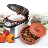 VitaClayVF7900-4ChefGourmet8-CupRiceandSlowCookerPro,BrushedStainless