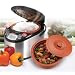 VitaClay VF7900-4 Chef Gourmet 8-Cup Rice and Slow Cooker Pro, Brushed Stainless