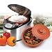 VitaClay VF7900-4 Chef Gourmet 8-Cup Rice and Slow Cooker Pro, Brushed Stainless