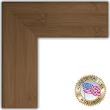 4x10 / 4 x 10 Dark Walnut Stain on Real Bamboo Picture Frame - NEW .. 2.25'' wide