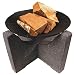 LUXUS FEUERSCHALE GUSSEISEN GRANIT FEUERKORB GRILL