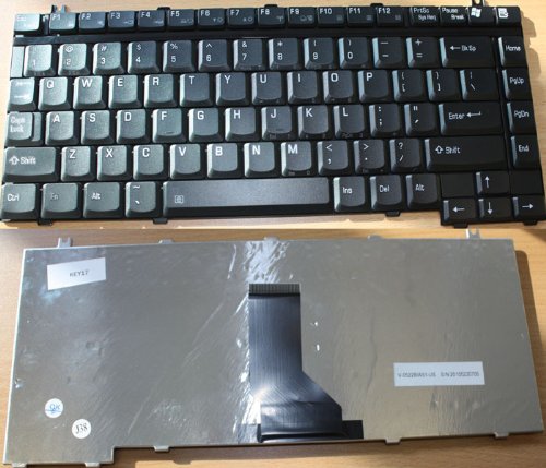 Toshiba Satellite A60-S166 Black US Replacement Laptop Keyboard (KEY17)