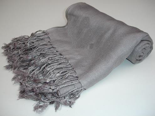Pashmina Scarf Shawl Wrap Throw Taupe