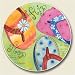 Flip Flop Trio Auto Coaster, Single Coaster for Your Car