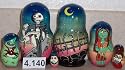 Nightmare before Christmas nesting doll 5 pc / 4 in #4.140