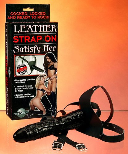 Leather Strap On Black