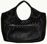 Women's Nine West Handbag Purse Black; Natural Territory-M