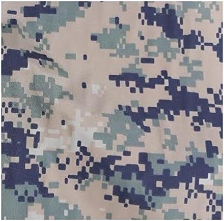 USMC Marpat Woodland Green Nylon Digital Camouflage Soft &amp; Silky Fabric 60" By the Yard