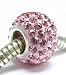 Pink Ferido Charm Sterling Silver Bead for Pandora