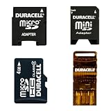 Duracell 4GB Micro SD Memory Card with Universal Adapter