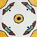 Mexican Tile - 4x4 Guadalajara 2 Talavera
