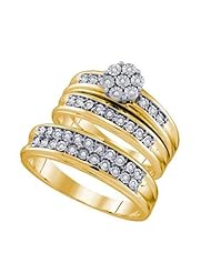 0.09CT DIAMOND FANUK TRIO SET
