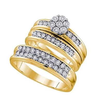 Cheap Girls Jewelry 0.09CT DIAMOND FANUK TRIO SET For Sale Cheap Girls Jewelry 0.09CT DIAMOND FANUK TRIO SET For Sale