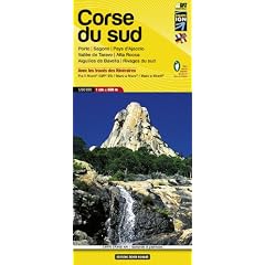 Libris Wanderkarte 09. Corse du sud (GR20) - Porto - Sagone - Pays d'Ajaccio - Vall�e de Taravo - Alta Rocca - Aiguilles De Bavella - Rivages du sud. 1 : 60 000