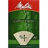 Melitta Bamboo Coffee Filters, #4, 80-Count Boxes (Pack of 6)