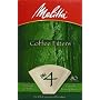 Melitta Bamboo Coffee Filters, #4, 80-Count Boxes (Pack of 6)