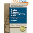 Practice Problems for the Civil Engineering PE Exam: A Companion to the Civil Engineering Reference Manual by Michael R. Lindeburg PE