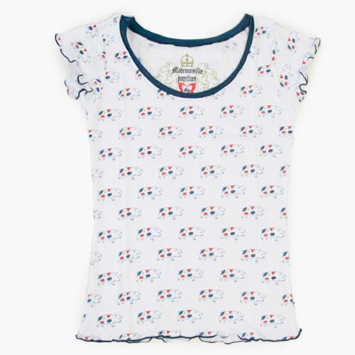 Mademoiselle papillon Frilled Pig Tee