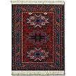 Lextra Lesghi Star MouseRug, 10.25 x 7.125 Inches, Red, Medium Blue and Navy, One (SLS-SE)